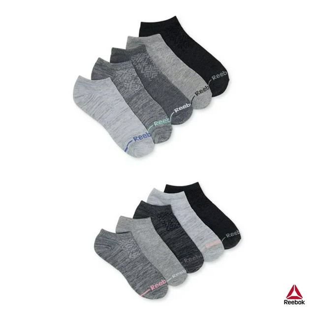 Reebok Women's Performance Lightweight Low Cut Socks, 10Pack