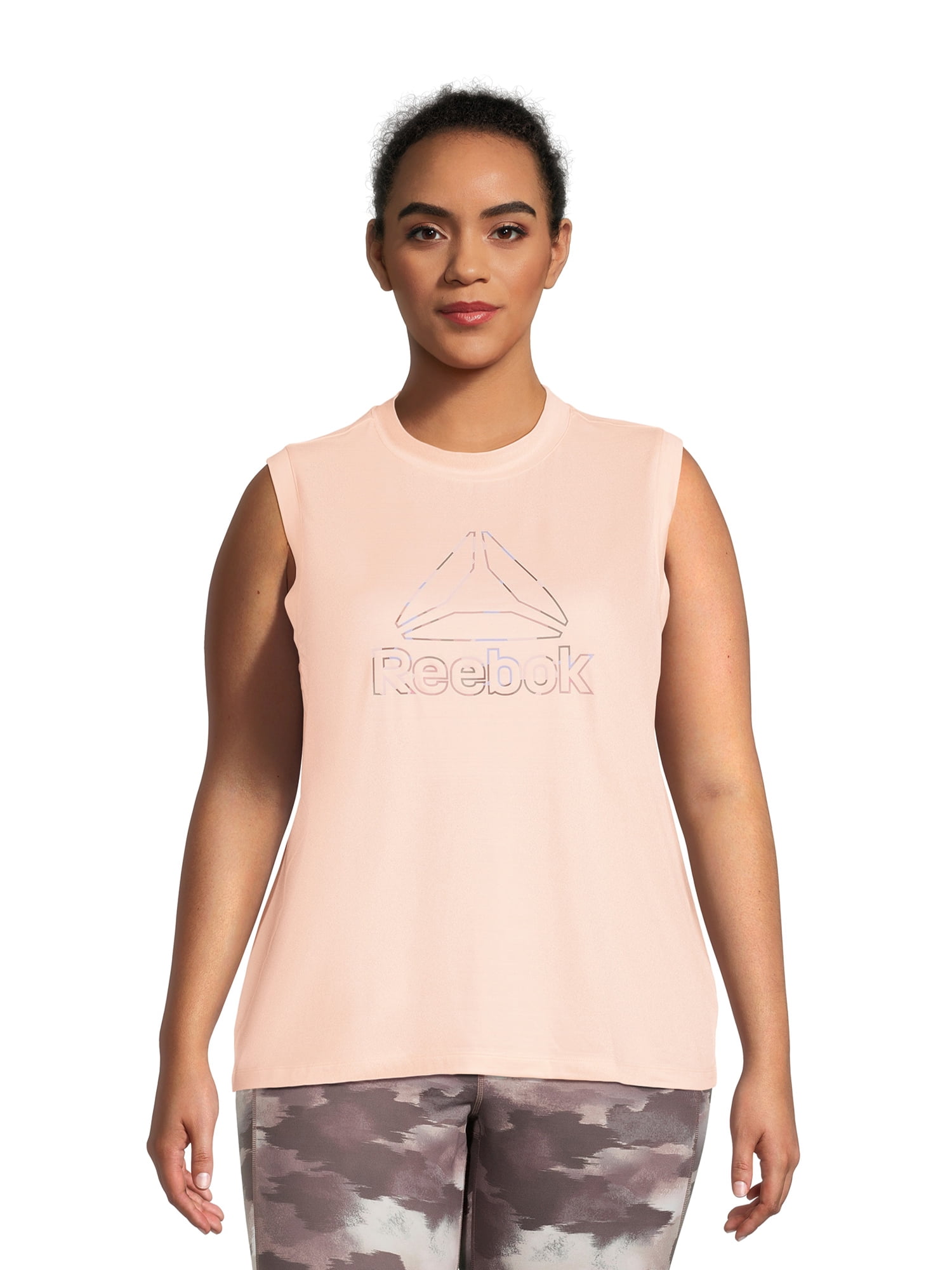 Reebok Women s Plus Size Activate Graphic Tank Top Walmart
