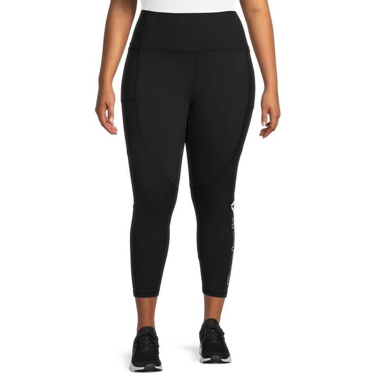 Reebok Women's Plus Size Essential Ankle Length Leggings with