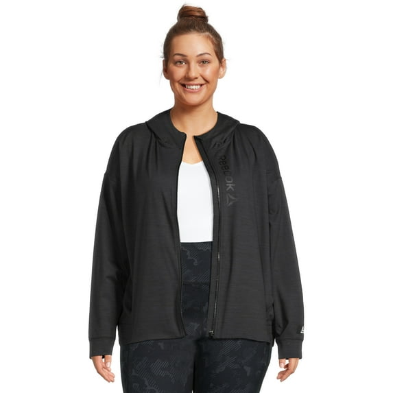 Reebok Women's Plus Size Flex Performance Jacket with Hood