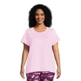 thumbnail image 1 of Reebok Women's and Women's Plus Legacy Core Knit Performance T-Shirt, Sizes XS-4X, 1 of 5