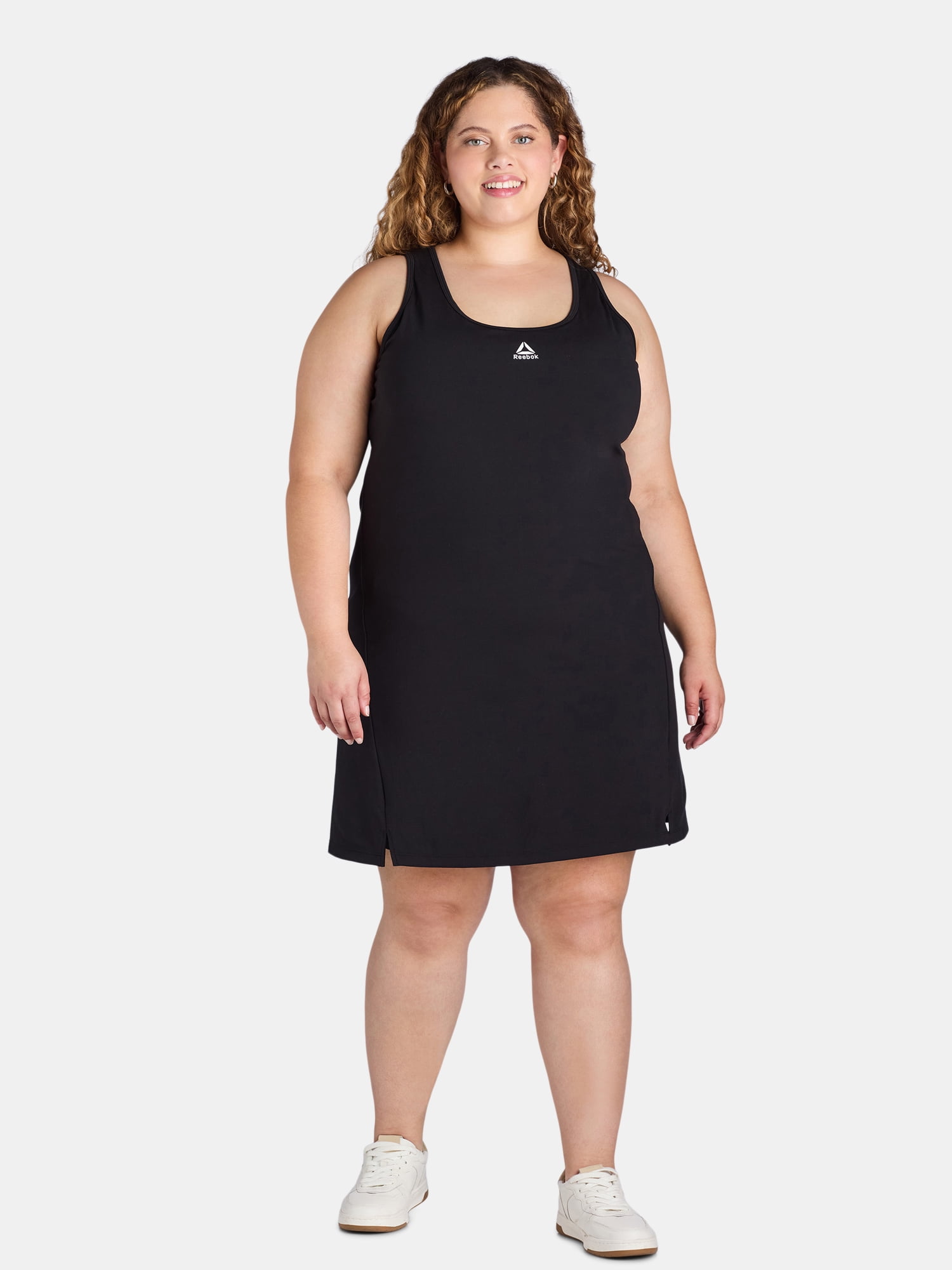 Reebok Women s Plus Size Tennis Dress with Built in Bra and Shorts Walmart