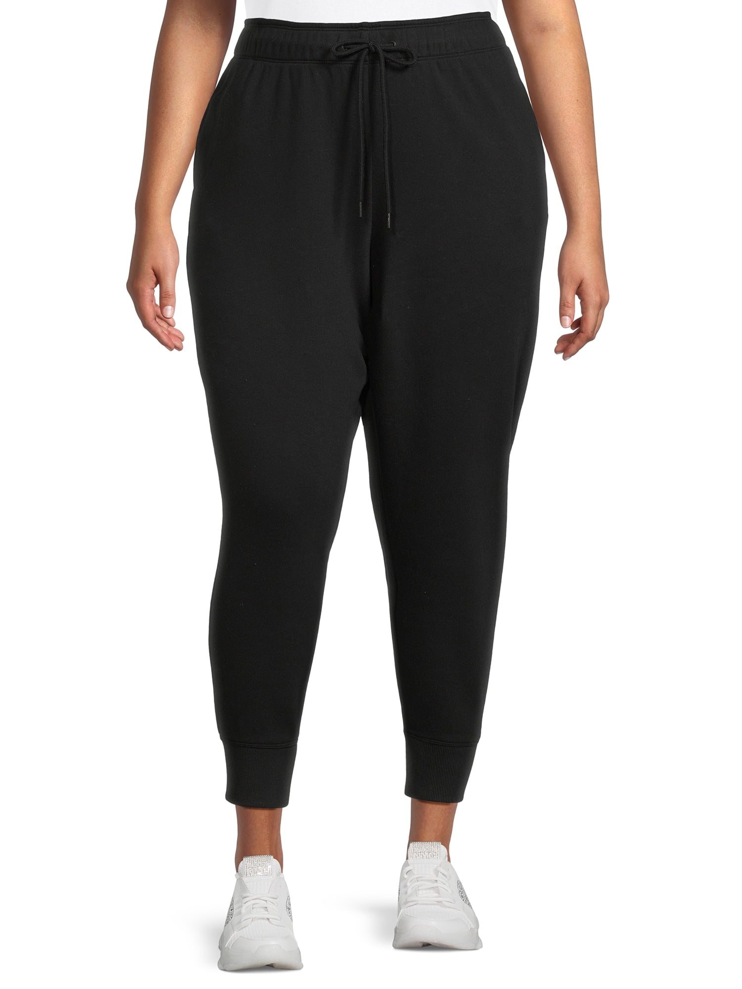Reebok Women's Plus Size Warm-Up Jogger Pants - Walmart.com