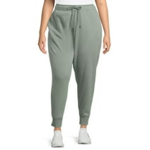 Reebok Women's Plus Size Warm-Up Jogger Pants