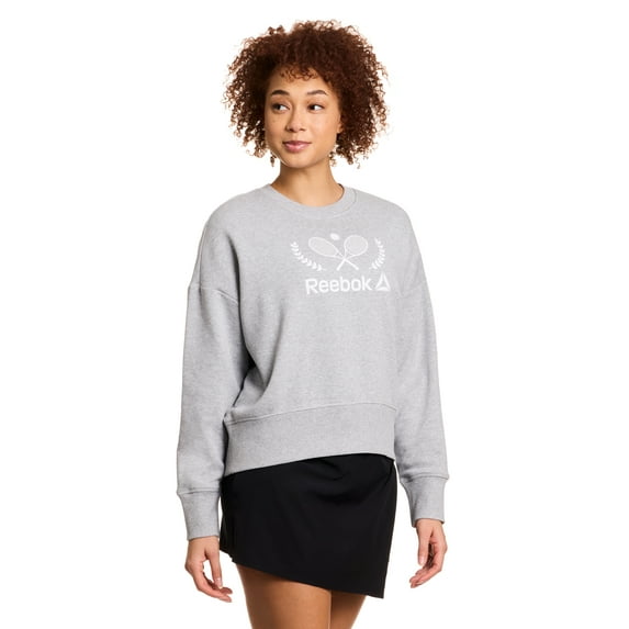 Reebok Women's Prep Crewneck Sweatshirt, Sizes XS-XXXL