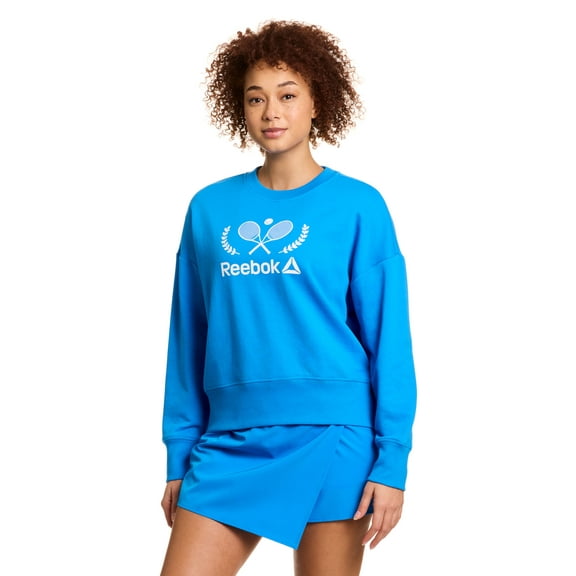 Reebok Women's Prep Crewneck Sweatshirt, Sizes XS-XXXL