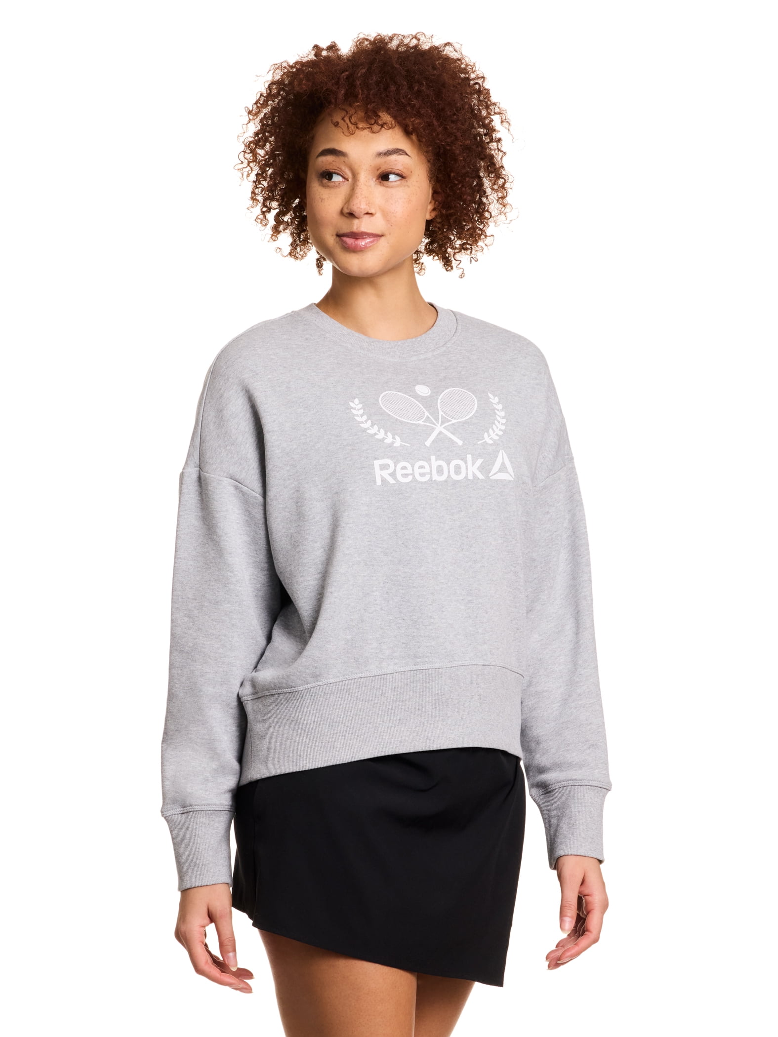 Reebok Women's Prep Crewneck Sweatshirt, Sizes XS-XXXL