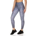 thumbnail image 1 of Reebok Women's Printed High Rise 7/8 Leggings with 25" Inseam and Side Pockets, 1 of 4