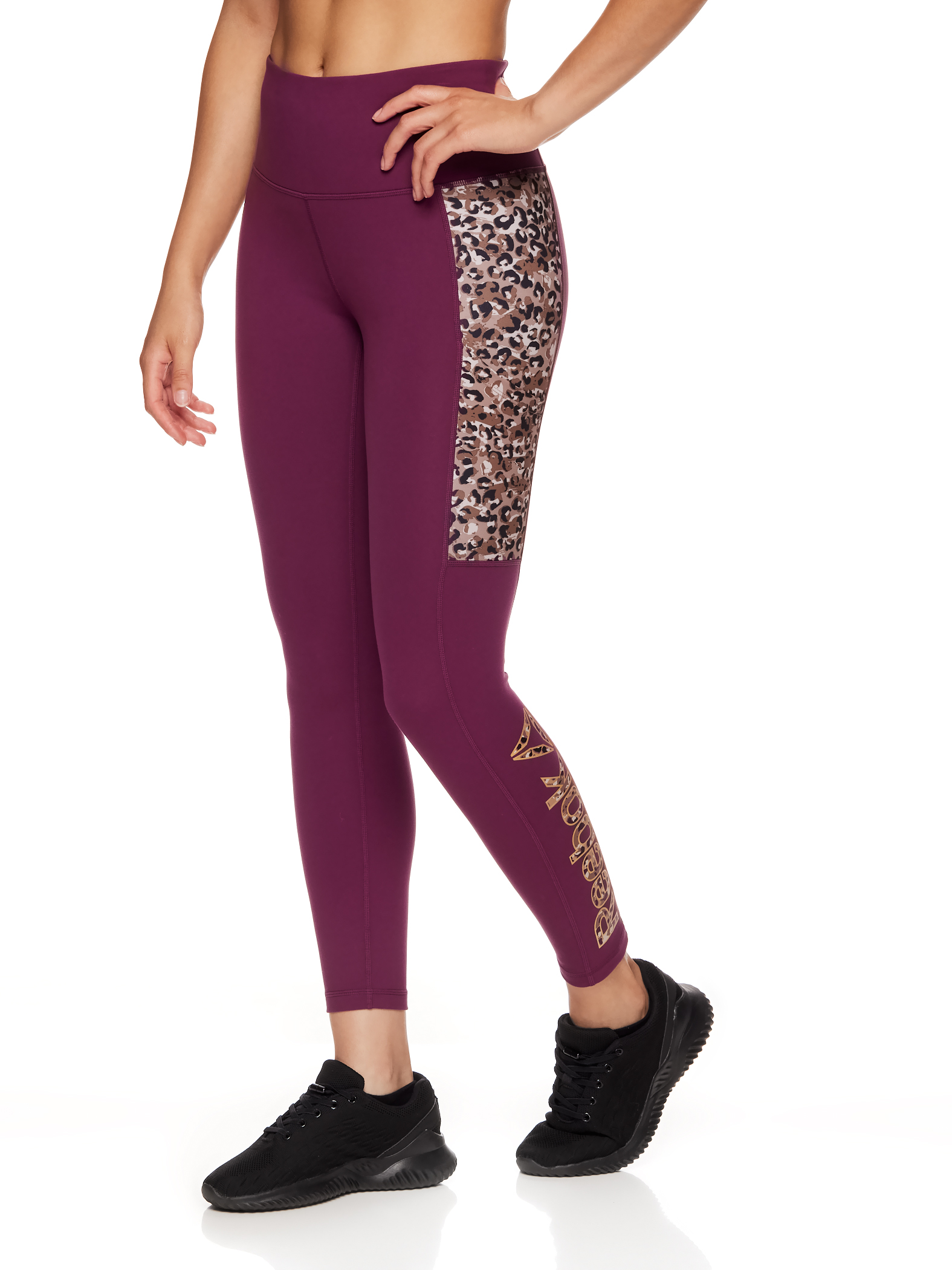 Reebok Women's Printed Motion High Rise 7/8 Legging with Side Pocket - image 1 of 4