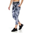 thumbnail image 1 of Reebok Women's Printed Revolve High Rise Capri Legging With 22" Inseam And Side Pockets, 1 of 4