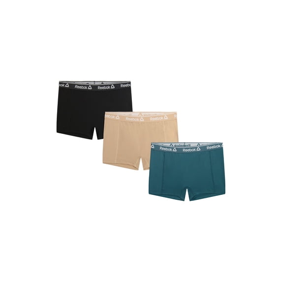 Reebok Women’s Pro-Series Boyshort Underwear, 3-Pack, Size S - 2XL
