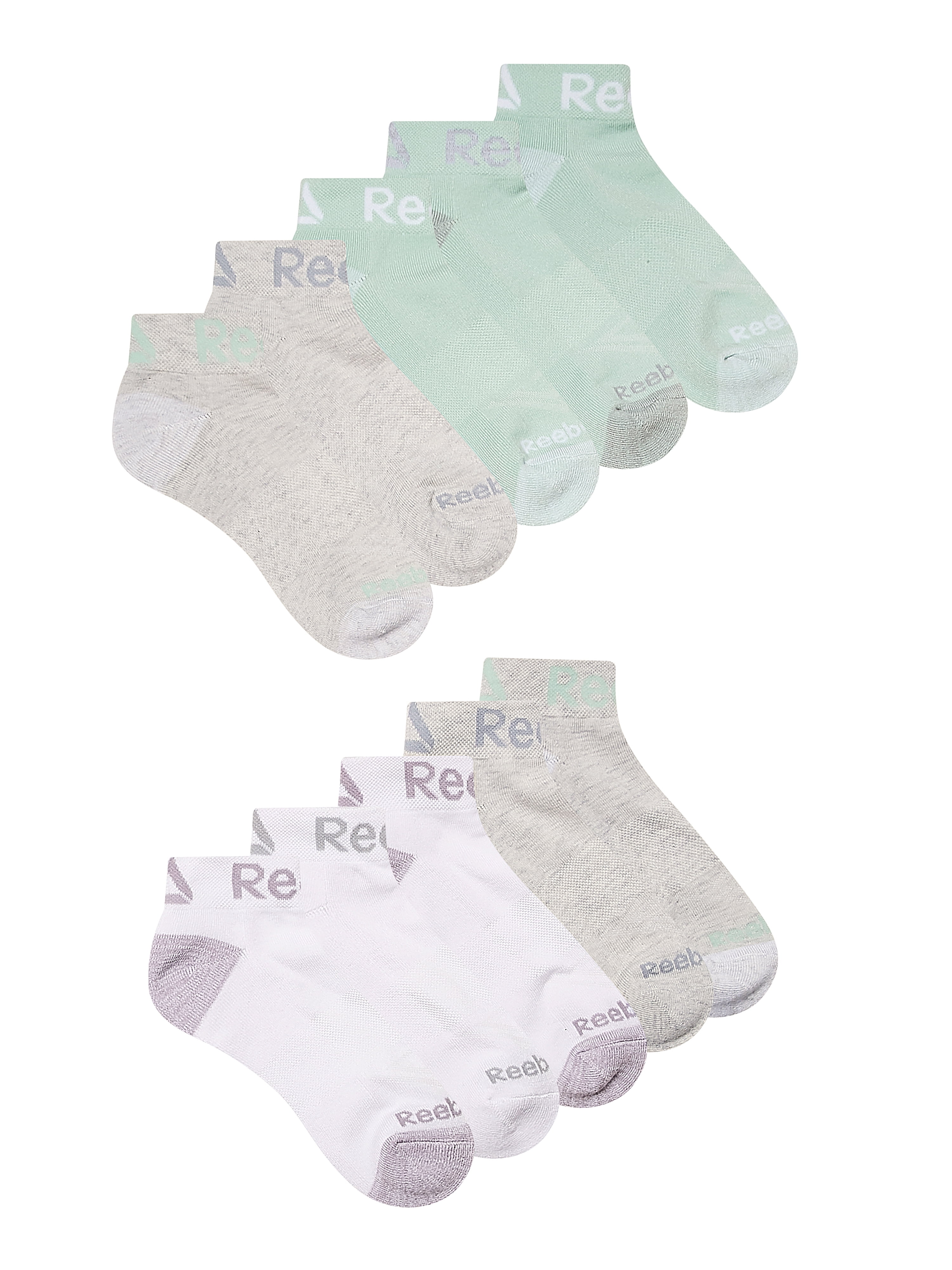 Reebok Women's Pro Series Cushion Ankle Socks, 10-Pack