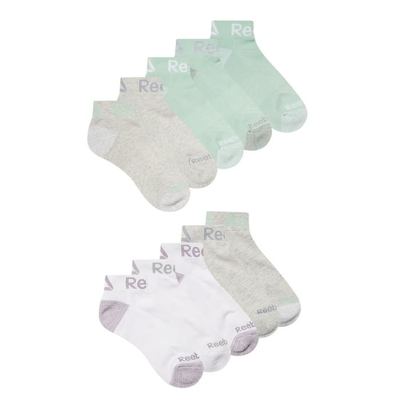 Reebok Women's Pro Series Cushion Ankle Socks, 10-Pack