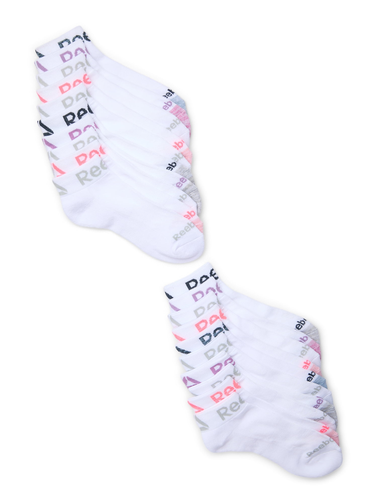 Reebok Women's Pro Series Cushion Ankle Socks, 10-Pack