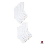 Reebok Women's Pro Series Cushion Crew Socks, 10-Pack