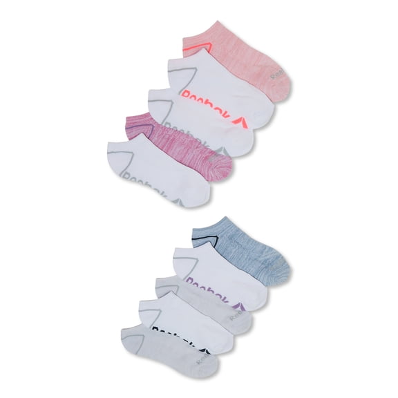 Reebok Women's Pro Series Cushion No Show Socks, 10-Pack