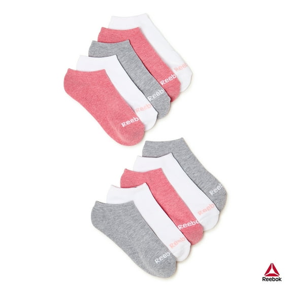 Reebok Women's Pro Series Cushion No Show Socks, 10-Pack