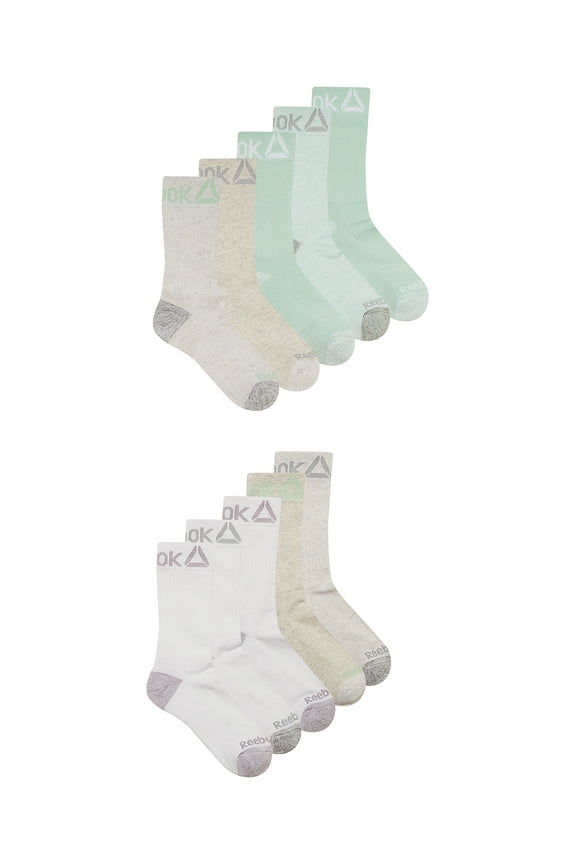 Women's Pro Series Cushioned Crew Socks, 10-Pack