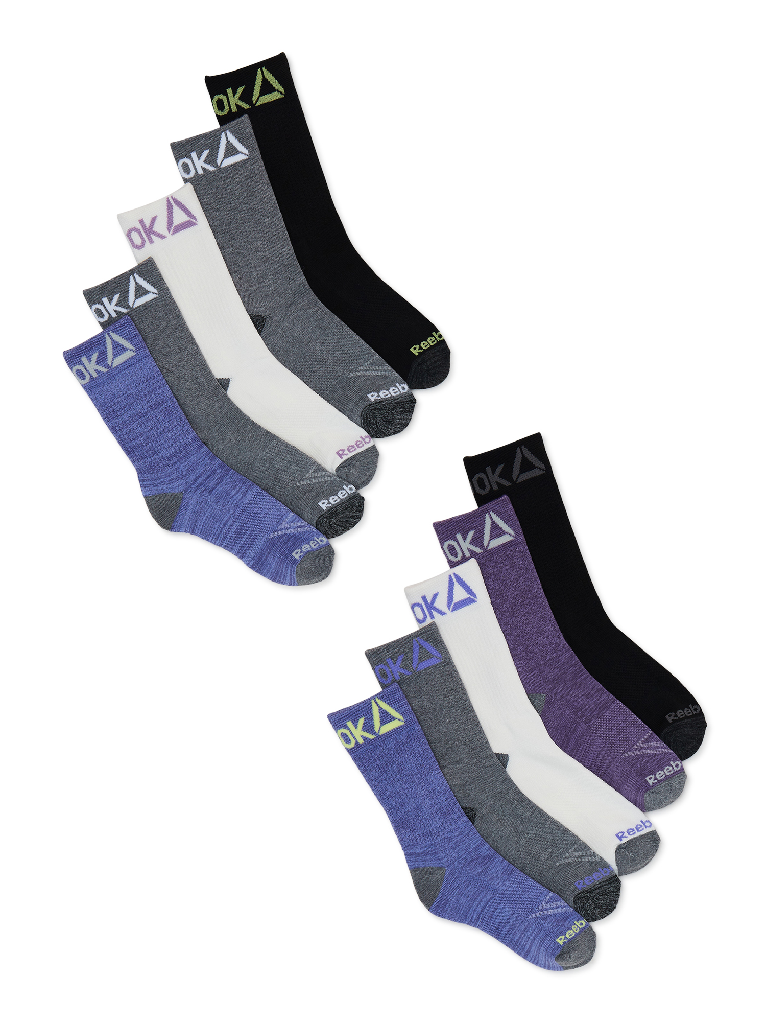 Hanes Women's Cushioned Crew Athletic Socks, 10+2 bonus pack