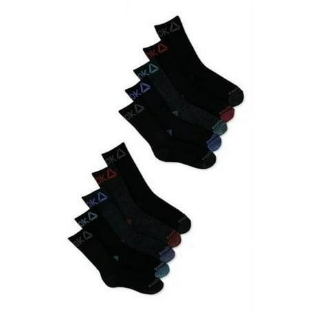 Reebok Women's Pro Series Cushioned Crew Socks, 10-Pack
