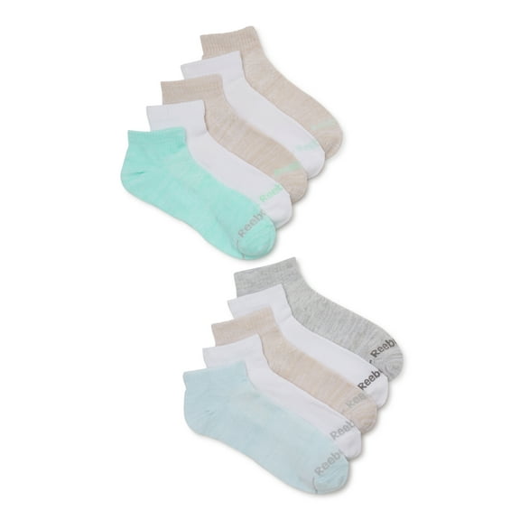 Reebok Women's Pro Series Performance Lightweight Ankle Socks, 10-Pack