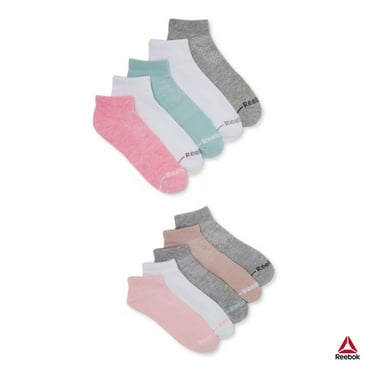Reebok Women's Pro Series Performance Lightweight Ankle Socks, 10-Pack