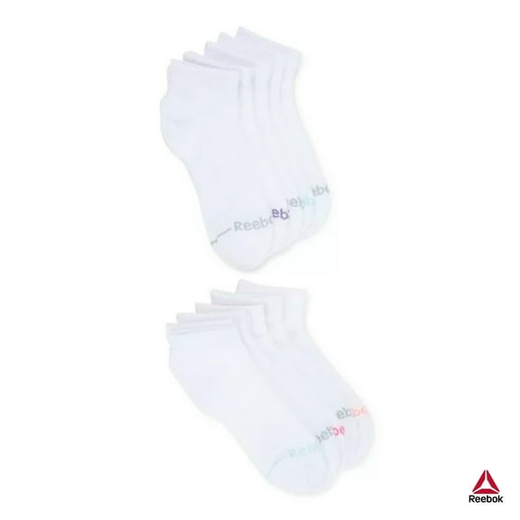 Reebok Women's Pro Series Performance Lightweight Ankle Socks, 10-Pack
