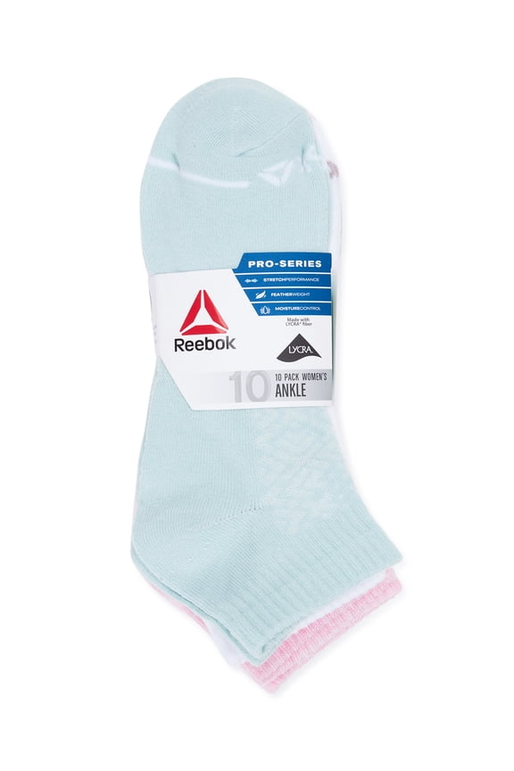 Women's Pro Series Performance Lightweight Ankle Socks, 10-Pack