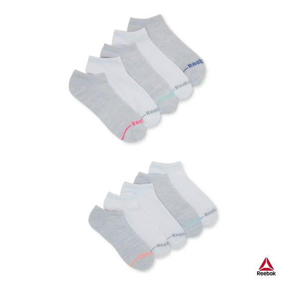 Reebok Women's Pro Series Performance Lightweight Low Cut Socks, 10-Pack