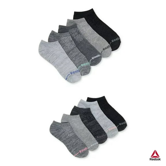 Reebok Women's Pro Series Performance Lightweight Low Cut Socks, 10-Pack