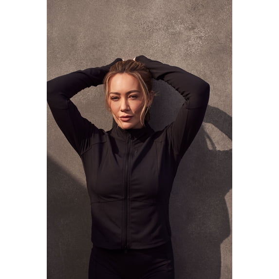 Reebok Women's Reflex Cropped Full Zip Performance Jacket, Sizes XS-4X
