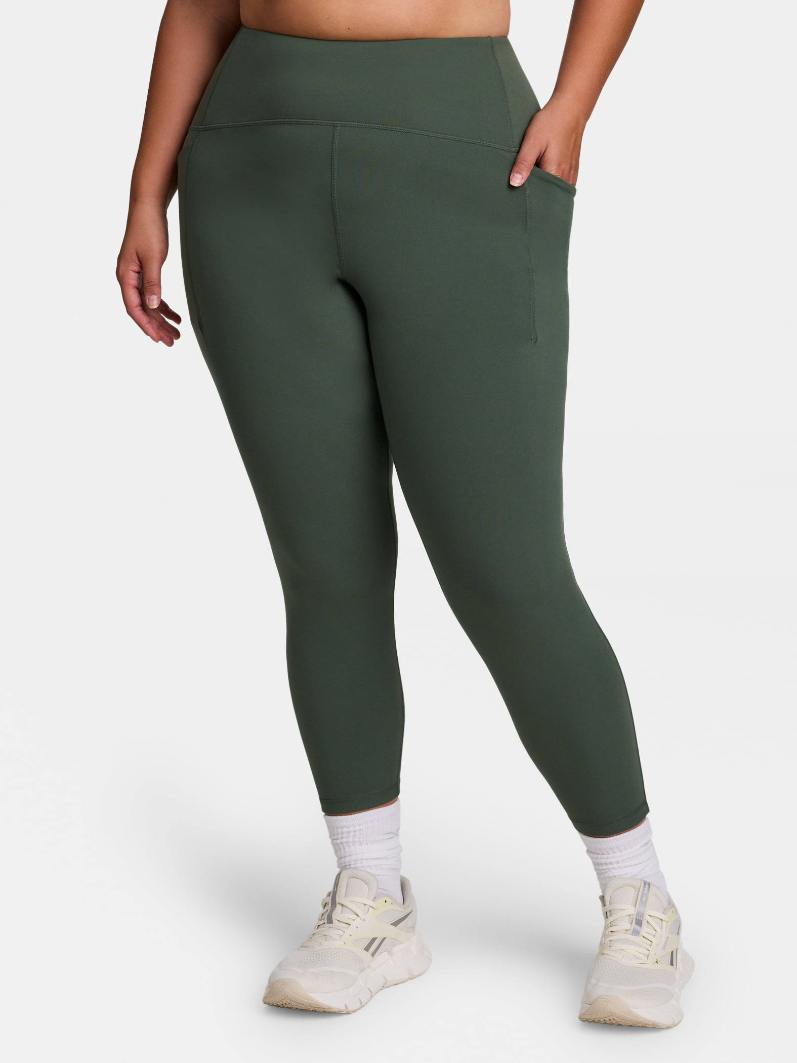 Reebok Women's Reflex High Rise 7/8 Legging, 25" Inseam, Sizes XS-4X