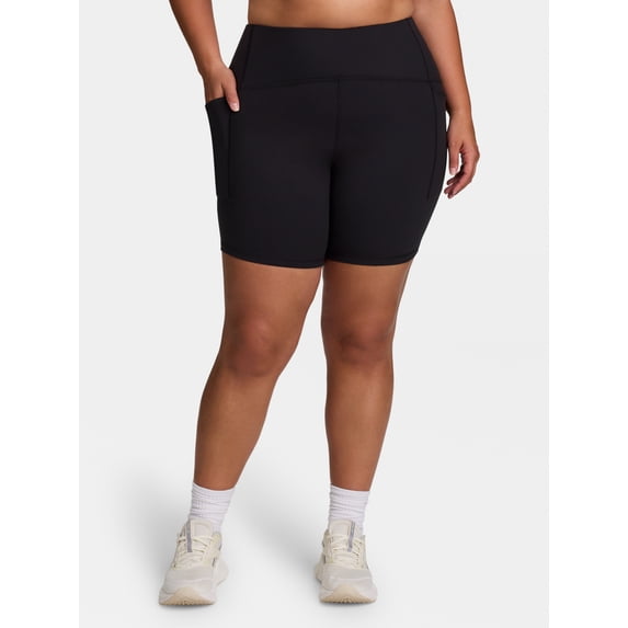 Reebok Women's Reflex High Rise Short, 7" Inseam, Sizes XS-4X
