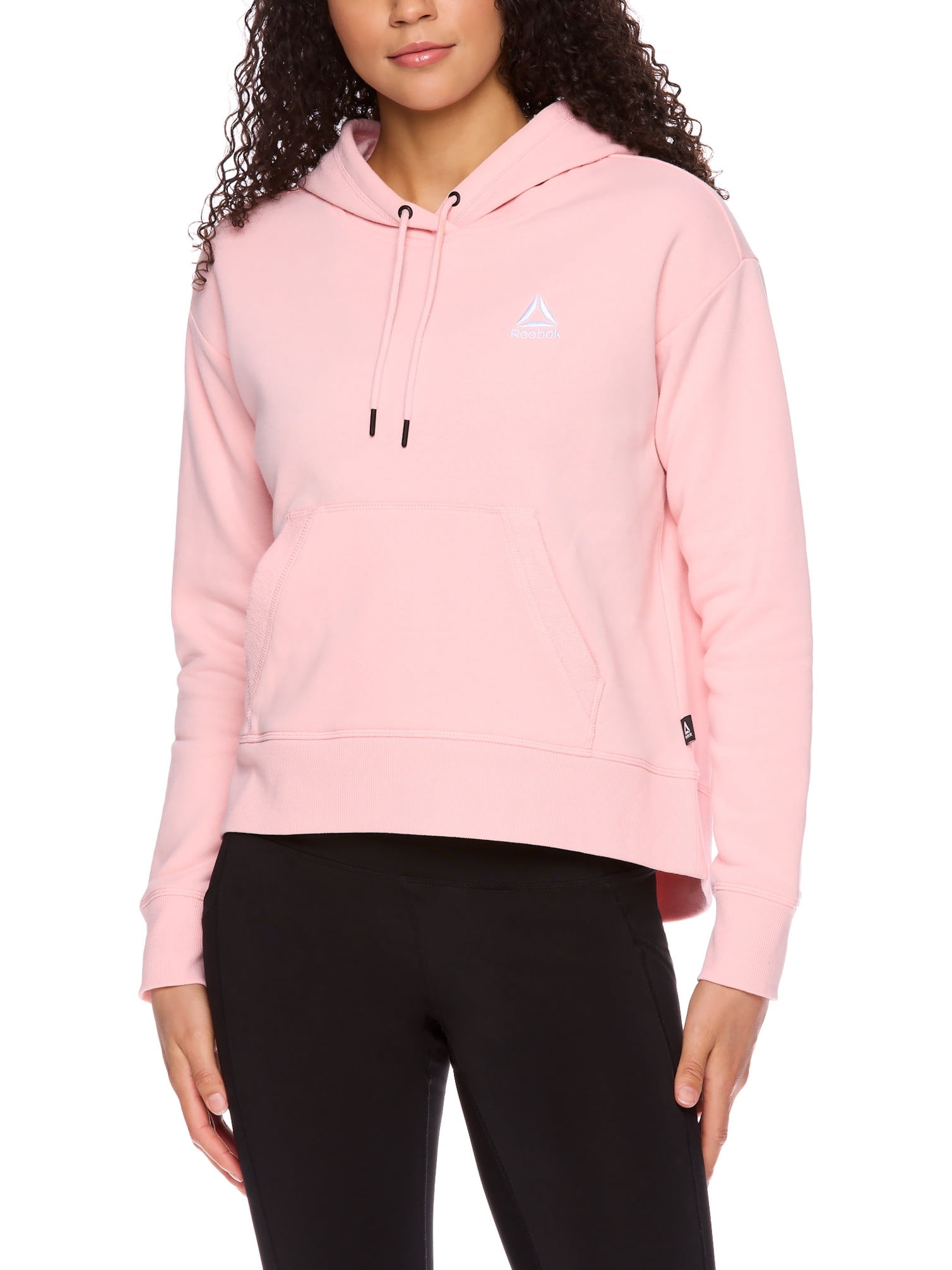 Reebok Women's Renew Cropped Hoodie with Front Pocket