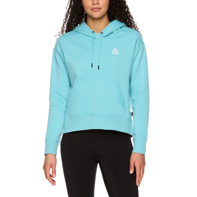 Reebok Women's Renew Cropped Hoodie with Front Pocket