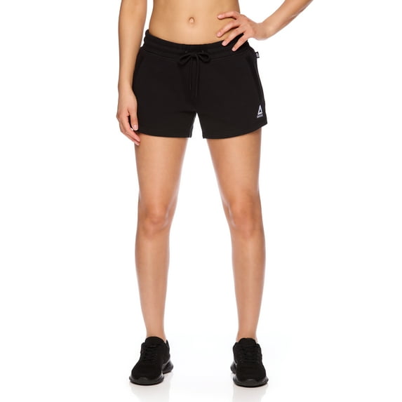Reebok Women's Renew French Terry Athletic Shorts with Side Pocket