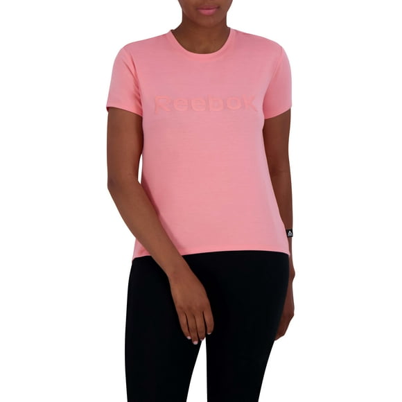 Reebok Women's Renew Short Sleeve Slinky Jersey High Low Tee