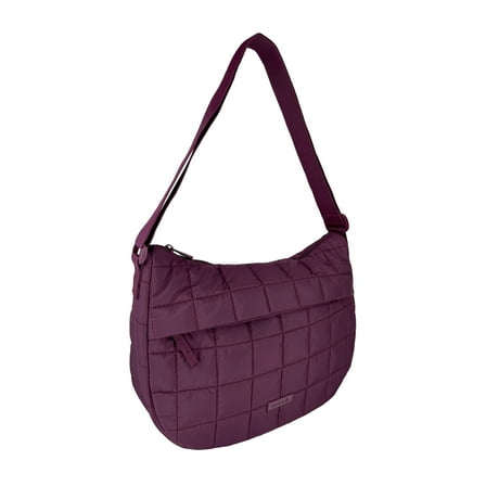 Reebok Women's Savannah Quilted Handbag, Grape Wine