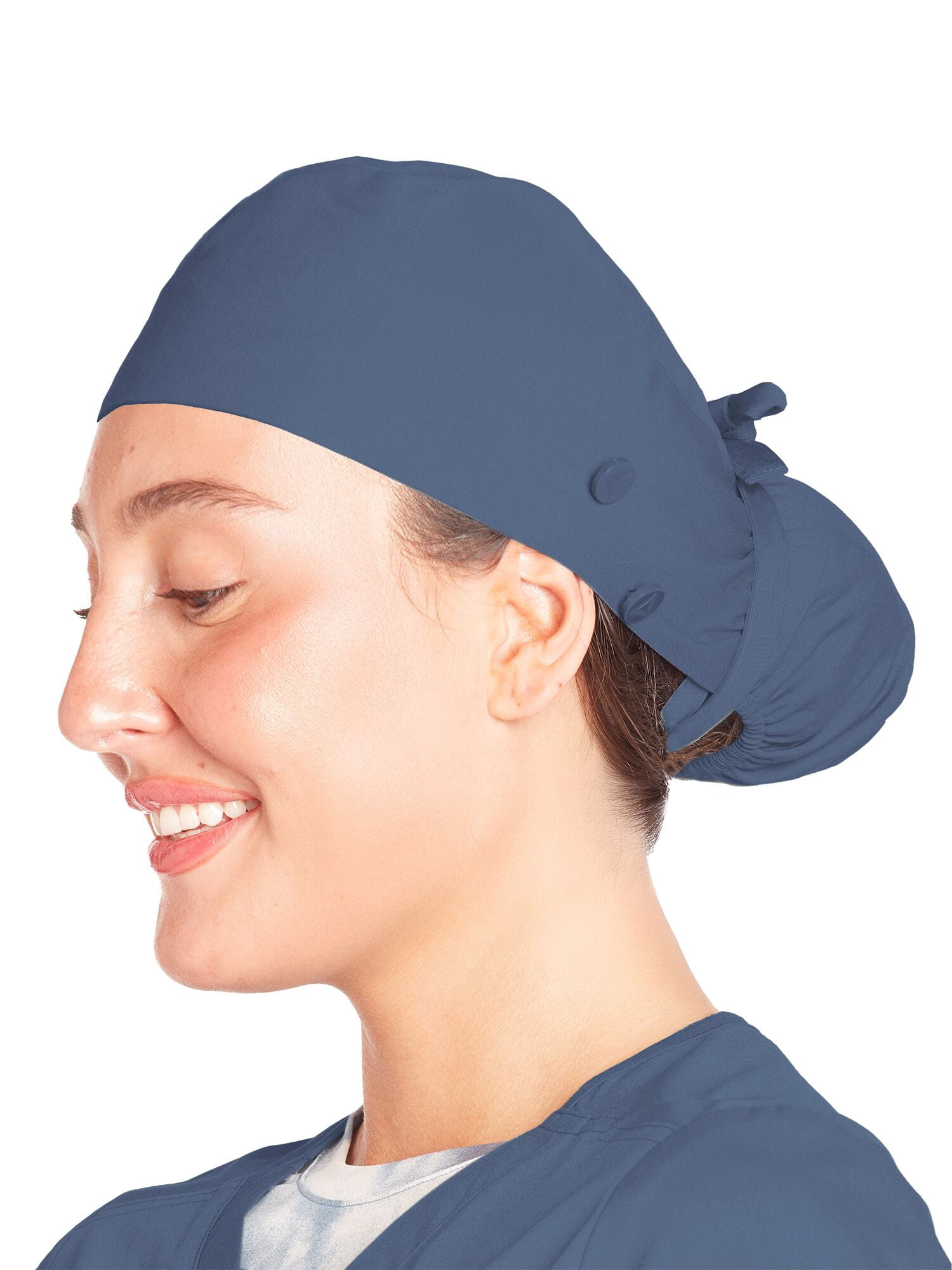 Reebok Women's Scrub Cap Surgery Cap with Hair Pouch and Drawstring, 1 Pack, One Size