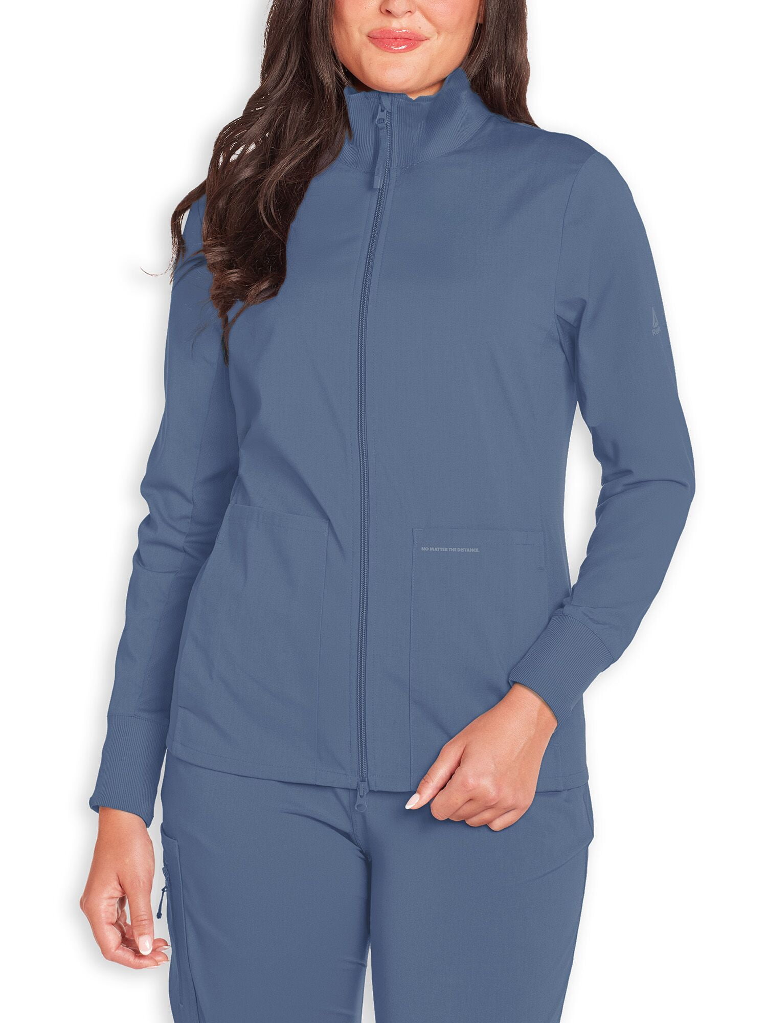 Reebok Women's Scrub Jacket with Stretch Fabric and 6 Pockets, 1 Pack Sizes S-2XL