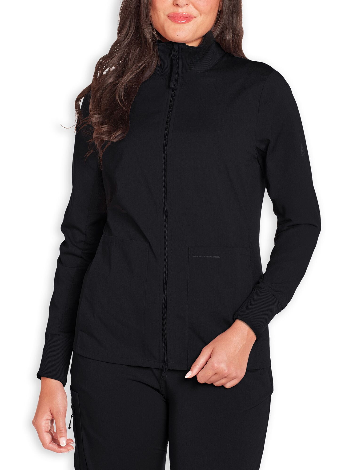 Reebok Women's Scrub Jacket with Stretch Fabric and 6 Pockets, 1 Pack Sizes S-2XL