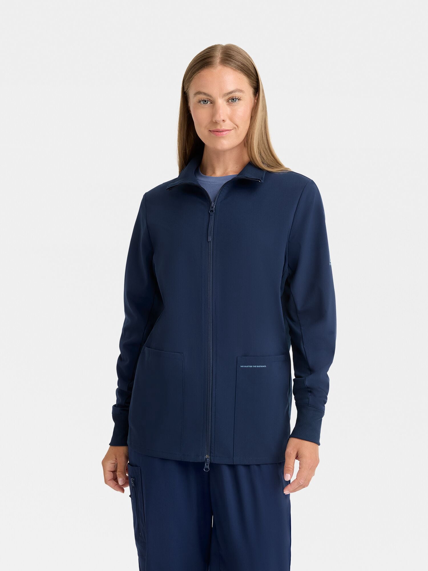 Reebok Women's Scrub Jacket with Stretch Fabric and 6 Pockets, 1 Pack Sizes S-2XL