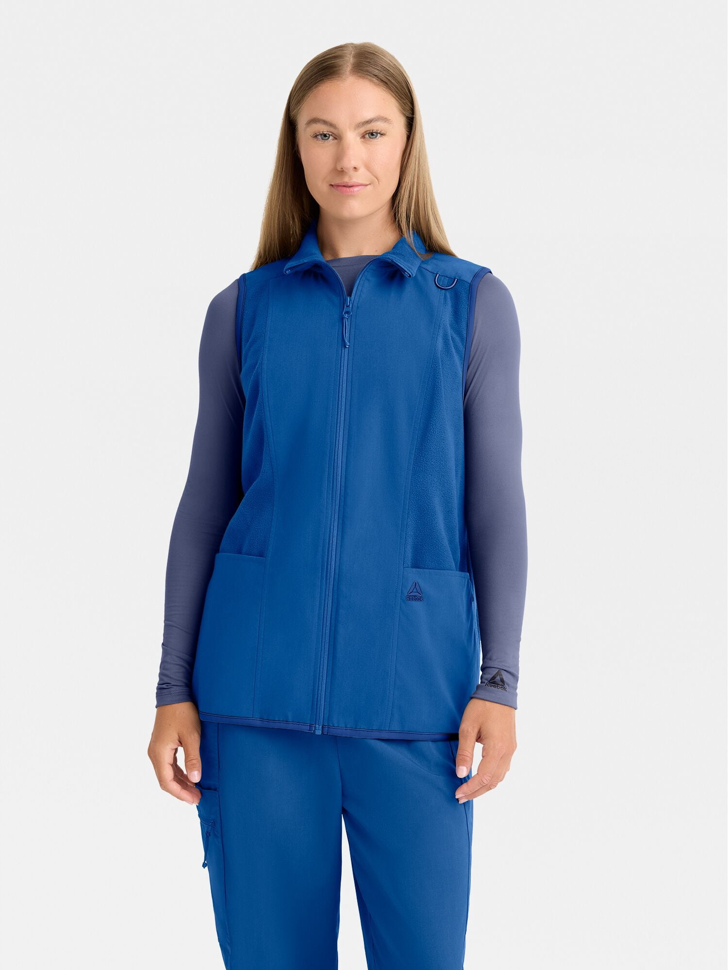 Reebok Women’s Tech Comfort Scrub Vest with 6 Pockets, Sizes S–3XL