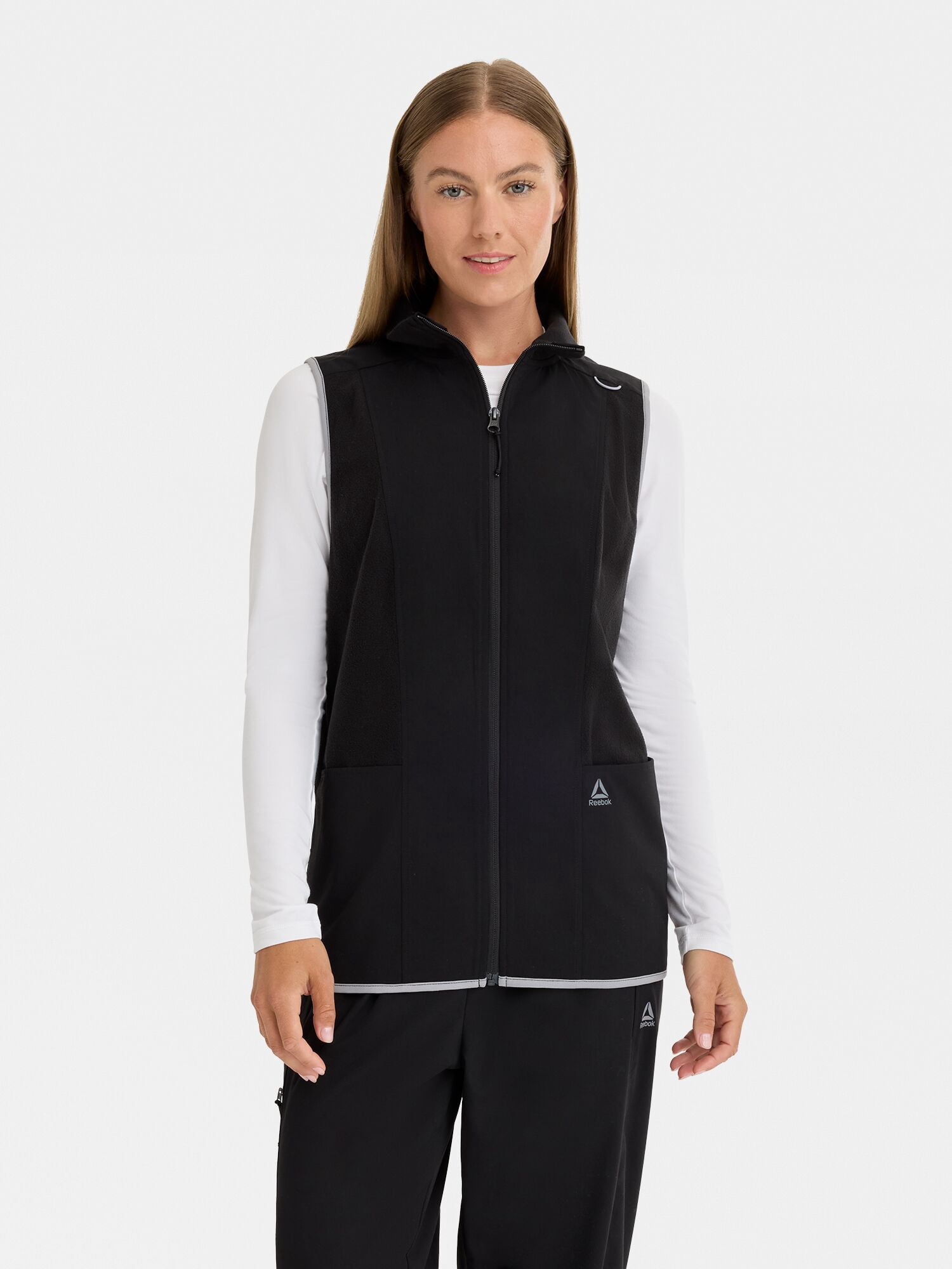 Reebok Women’s Tech Comfort Scrub Vest with 6 Pockets, Sizes S–3XL