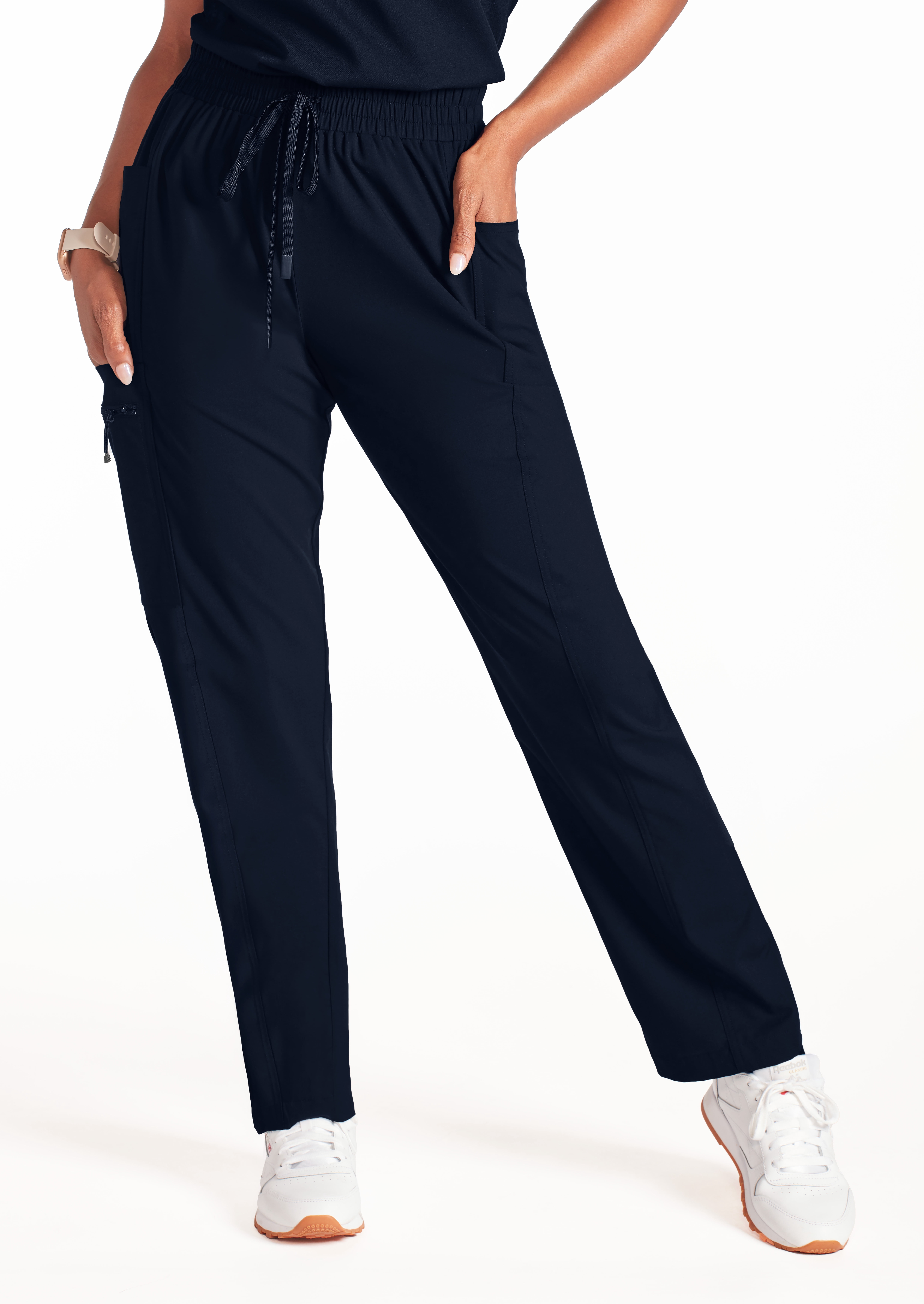 Reebok Women's Scrubs Straight Leg Scrub Pant, 1 Pack, Sizes S - 3XL