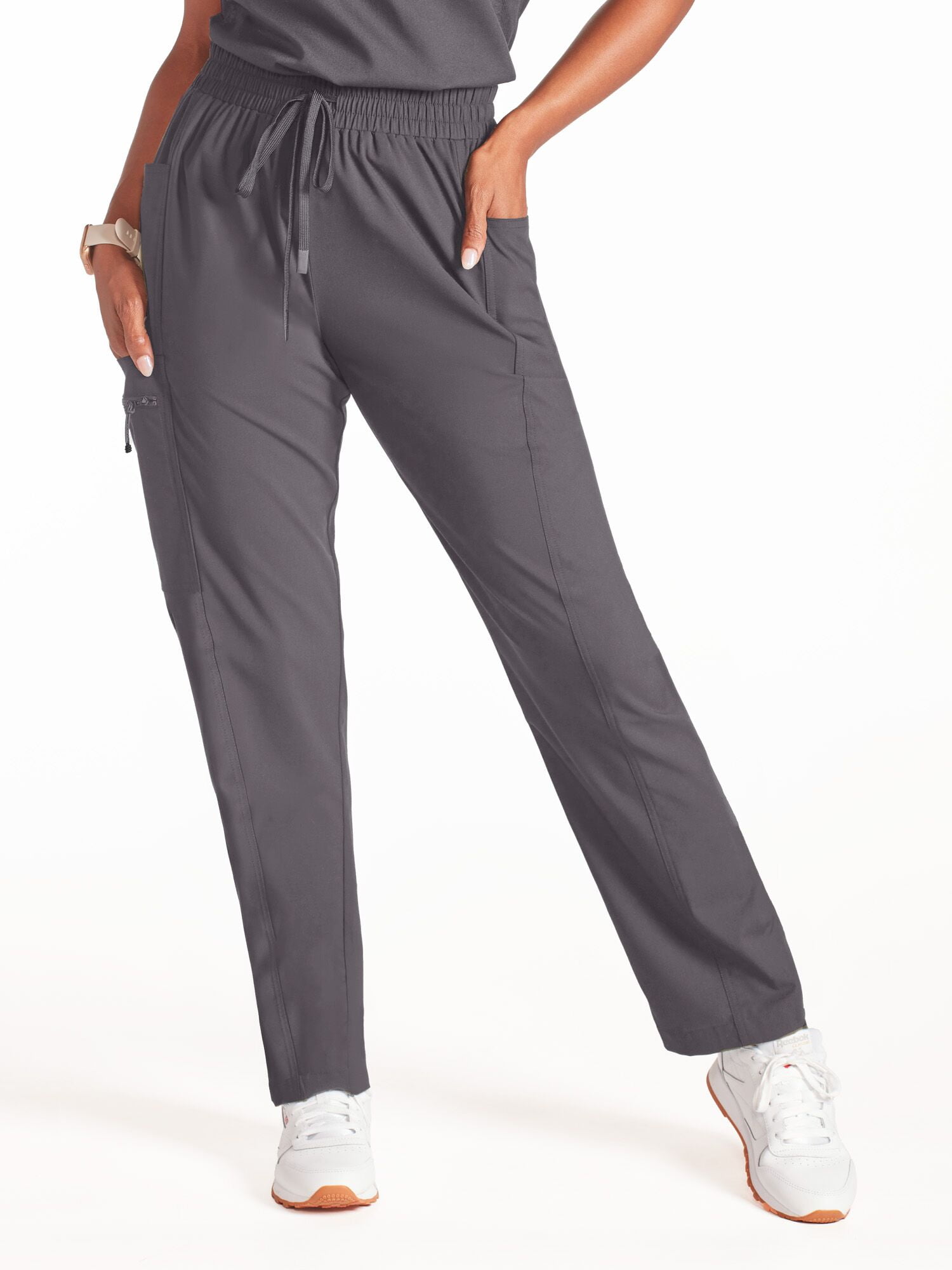 Reebok Women's Scrubs Straight Leg Scrub Pant, 1 Pack, Sizes S - 3XL