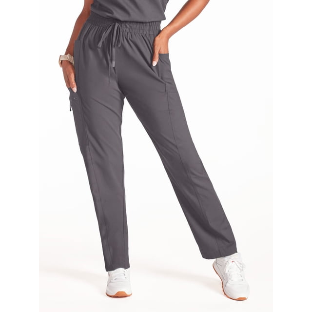 Reebok Women's Scrubs Straight Leg Scrub Pant, 1 Pack, Sizes S - 3XL
