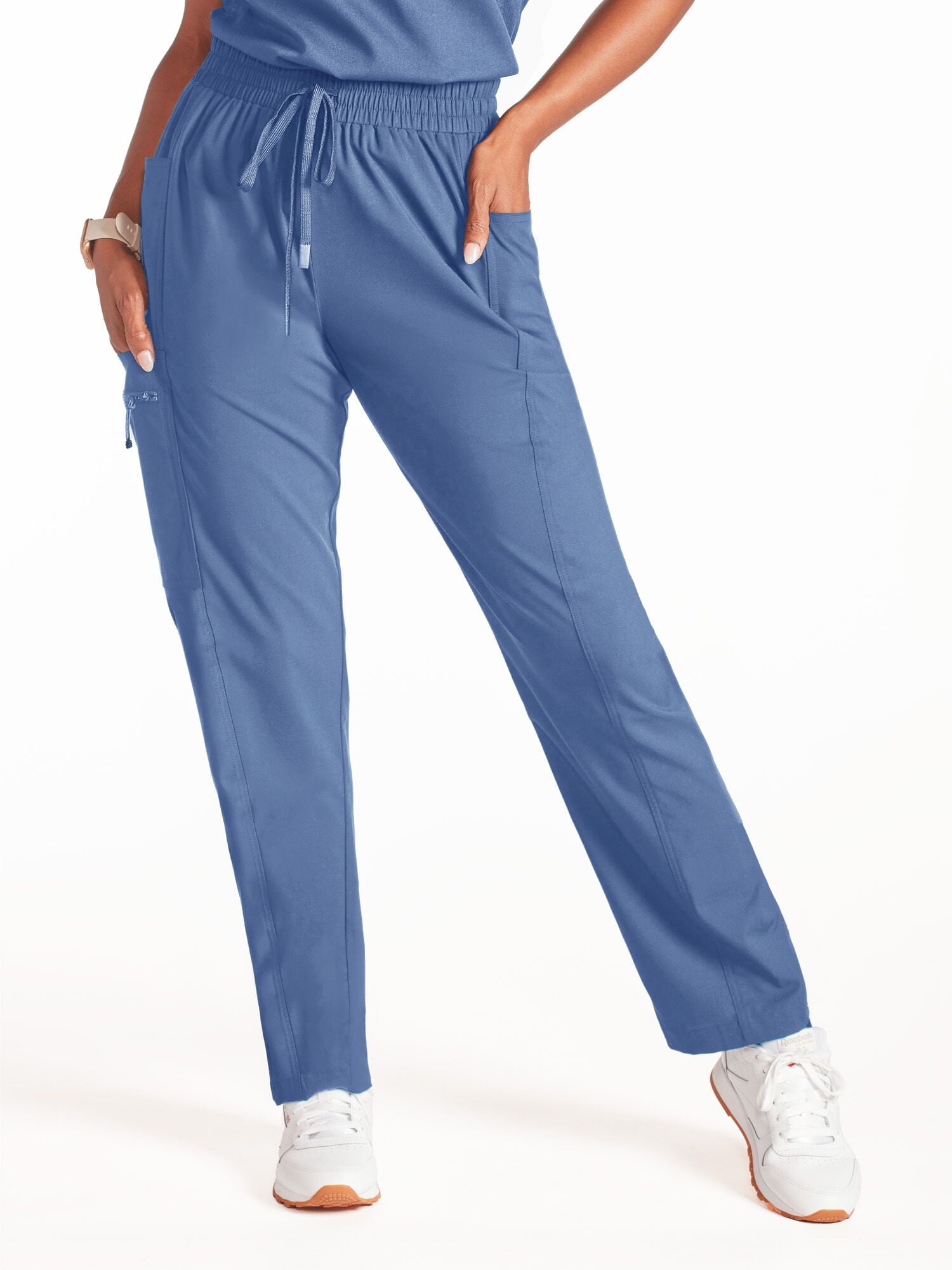 Reebok Women's Scrubs Straight Leg Scrub Pant, 1 Pack, Sizes S - 3XL