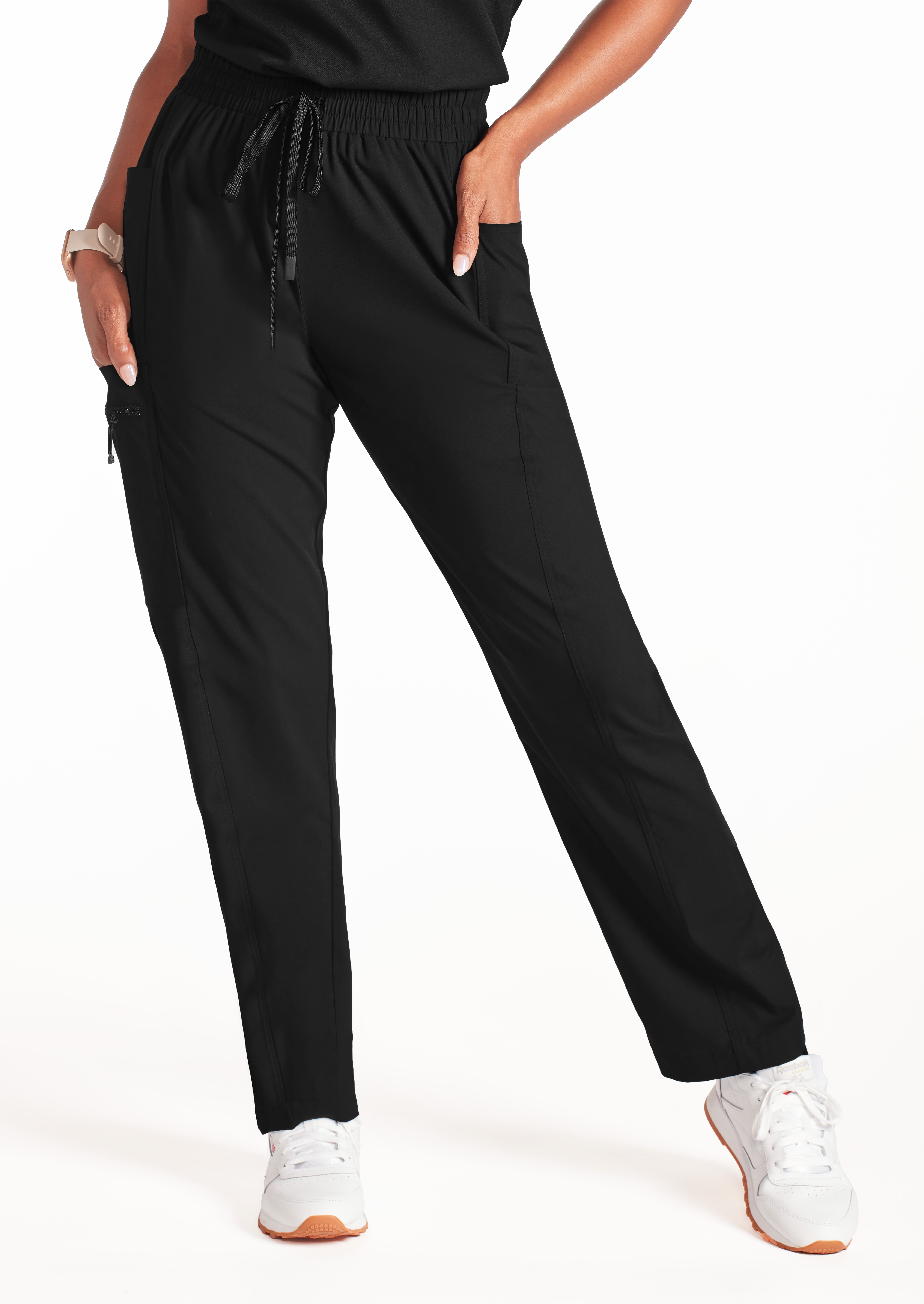 Reebok Women's Scrubs Straight Leg Scrub Pant, 1 Pack, Sizes S - 3XL