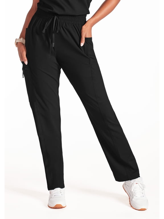Women's Tech Comfort 4 Pocket Straight Leg Scrub Pants, 1 Pack, Sizes S - 3XL